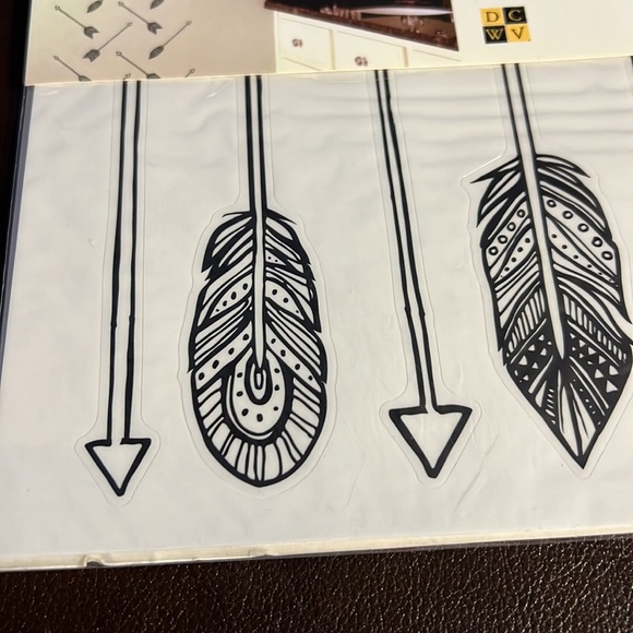 Create Decor | Art | Create Decor Wall Arrow Decals Black 48 Nwt | Poshmark